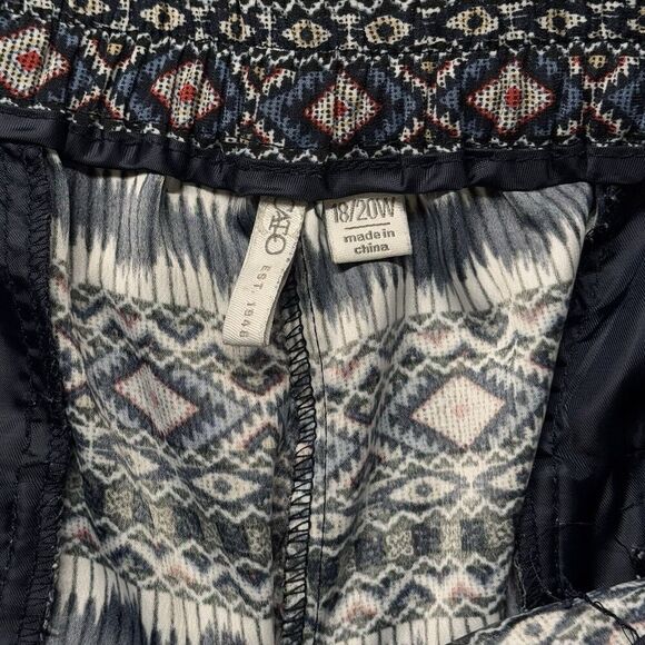 Cato Est 1946 Sz 18/20 Wrap Shorts Skort Aztec Print Summer Southwestern Print - Picture 11 of 15